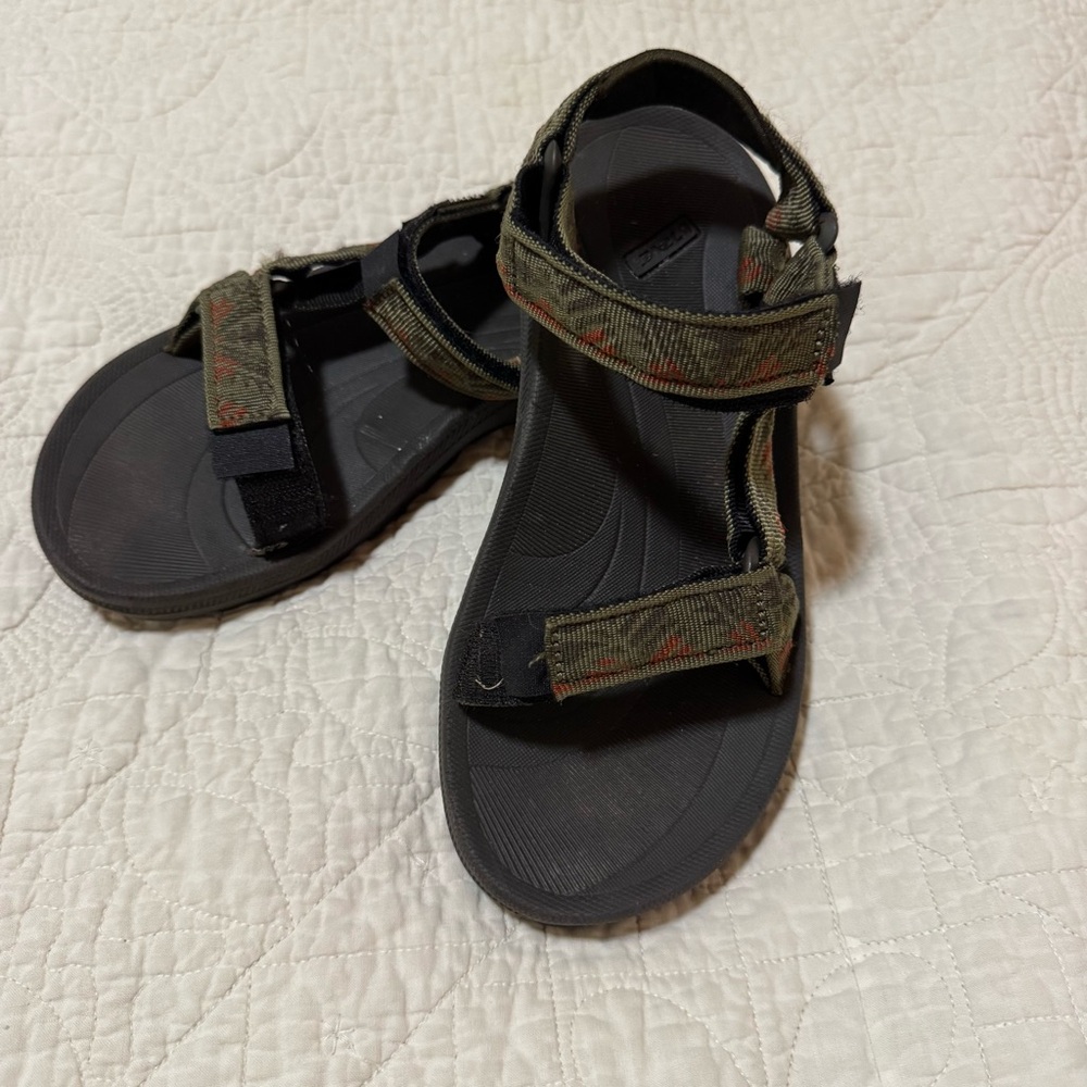 Teva Kids Black and Olive Sandals